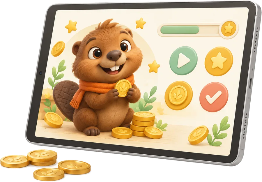 Планшет с открытым уроком-игрой